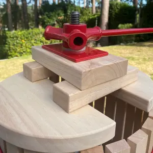 Traditional Fruit and Apple Press (12 Litre) with Straining Bag