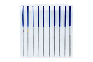 Laser Tools 8645 12pc Micro Round Diamond Coated File Set