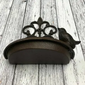 Cast Iron Wall Mounted Bird Feeder