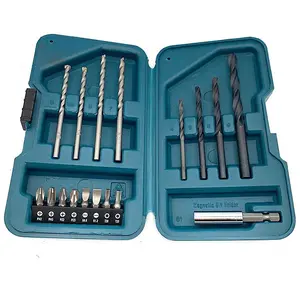 Makita D-45858 17 Piece Drill and Screwdriver Bit Set Masonary Wood Metal Drills