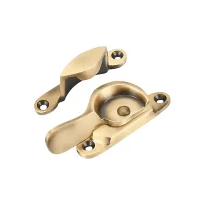 Sash Heritage Fitch Fastener (Non Locking) - Antique Brass