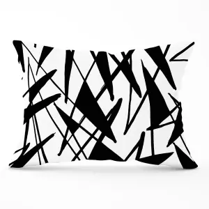 Brush Abstract Pattern Cushions 33cm x 48cm