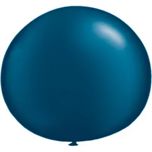 Qualatex 5 Inch Plain Latex Party Balloons (Pack Of 100) (48 Colours) Pearl Midnight Blue (One Size)