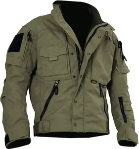 Mens All-Terrain Versatile Tactical Jacket Army Green-S