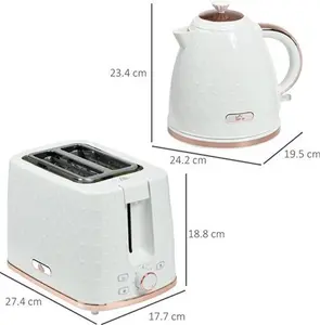 Kettle And Toaster Set HOMCOM