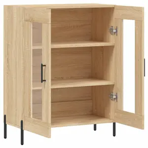 Stonefort Display Cabinet Sonoma Oak