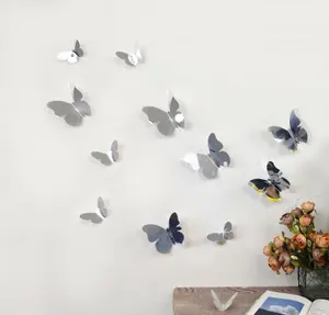 3D Butterflies Mirror Stock Clearance Wall Decor Art