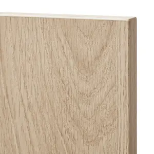 GoodHome Alpinia Matt light oak effect Shaker Tall wall Cabinet door (W)150mm (H)895mm (T)18mm