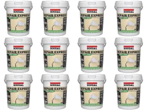 Soudal Repair Mortar Cement Ready Brick Pointing Filler Beige 900ml 6899 (152307) (Pack of 12)