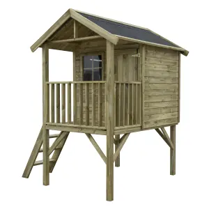 Rowlinson Lookout Apex Shiplap Wooden Playhouse