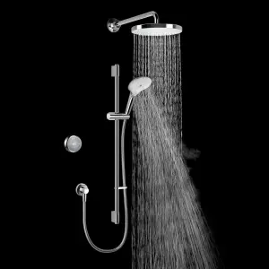 Mira Activate Dual Low Pressure Chrome effect Rear fed Low pressure Digital Concealed valve Shower