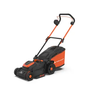 Yard Force LM C40B 40V 4.0Ah (2x20V) Cordless Lawnmower with 40cm cutting width 45L grass bag and rear roller