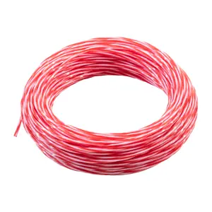 15m of strimmer/trimmer line,red/white twist line gives you more cutting edge for cleaner and quicker cut (2.0mm)