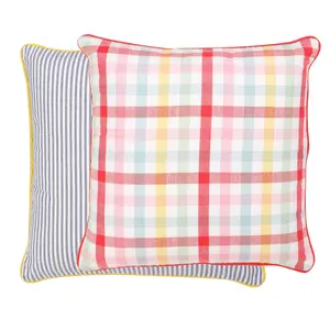 Pack of 2 Summer Picnic Grass Garden Cushions 50cm L x 50cm W