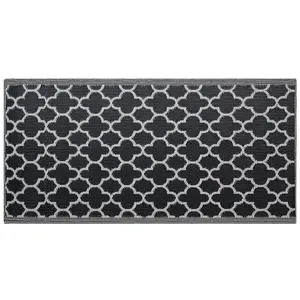 Outdoor Area Rug 90 x 180 cm Black SURAT