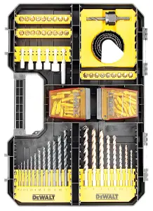 Dewalt 100 Piece HSS Wood Drill Bit Holesaw Socket Set - TStak Case DT71569