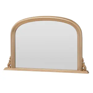 Overmantle Gold Classic Mirror 122(w) x 77cm(h)