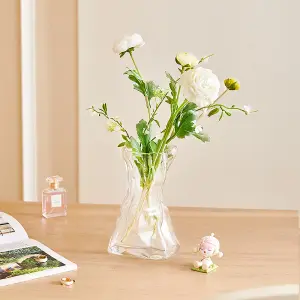 Crystal Clear Bouquet Vase for Table Decor