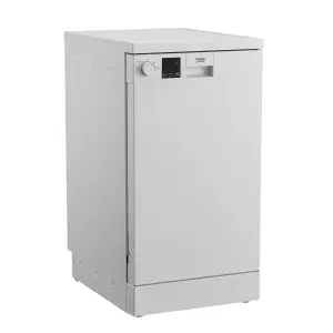 Beko DFS05Q10W Freestanding Slimline Dishwasher - White