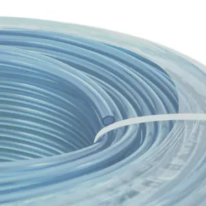 clear flexible pvc pipe/tubing 4mm internal-6mm external suitable for airline water gas oil aquariums and aquatic use