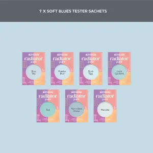 Rust-Oleum Light Blue Matt Radiator Paint Tester Samples - 10ml