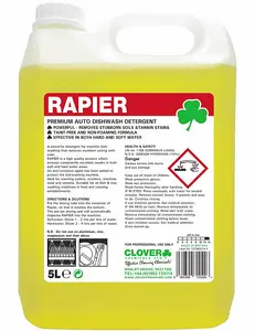 Clover Chemicals Rapier Premium Auto Dishwash Detergent 5l