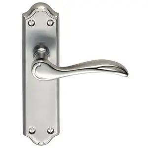 Madrid Latch Door Handle Satin Chrome