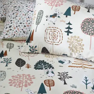 Peter Rabbit™ Scandi Woods Single Duvet Cover Set, Cotton, Natural