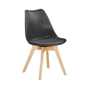 Croxley Solid Wood Dining Chair (Set of 2) Black