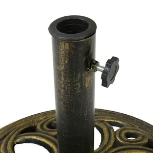 Parson 12kg Cast Iron Free Standing Umbrella Base Bronze