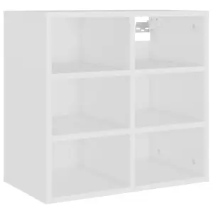 Berkfield Shoe Cabinet White 52.5x30x50 cm