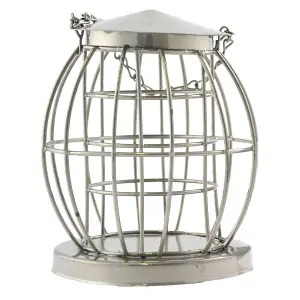 Greena Mini Caged Bird Feeders 2pk - For Seeds & Fat Balls