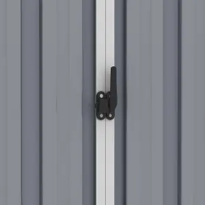 Berkfield Garden Shed Grey 205x129x183 cm Galvanised Steel