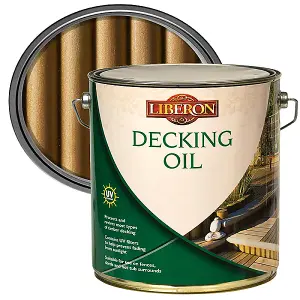 Liberon Clear Decking Oil 2.5 Litre High UV Water Resistant