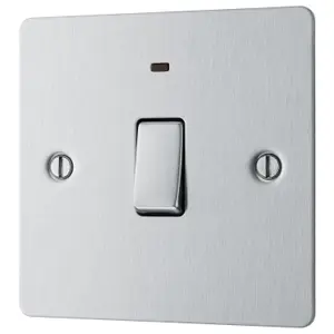 BG 20A Rocker Flat Control switch with LED indicator Matt