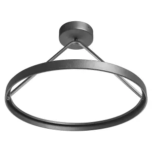 Metal LED Pendant Lamp Black AGNO