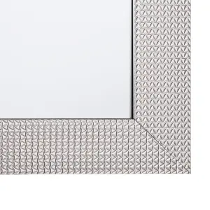 Beliani Traditional Wall Mirror DERVAL Silver