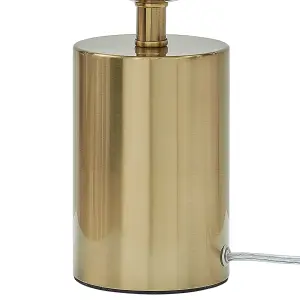 Beliani Modern Metal Table Lamp Brass BOYD