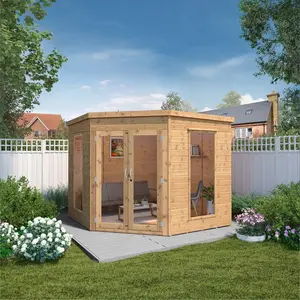 Mercia 8 x 8ft Premium Corner Summerhouse No