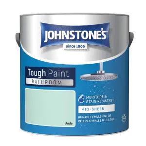 Johnstone's Bathroom Mid-Sheen Tough Paint Jade - 2.5L