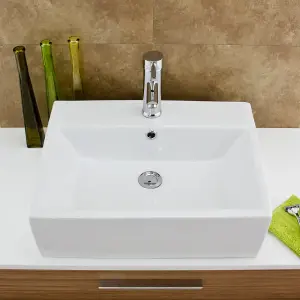 Europa Zeus 540x415 1th White Ceramic Counter Top Basin