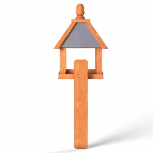 Kinloch Wall-Mounted Bird Table with Slate-Effect roof