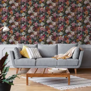 Superfresco Easy Bruges Multicolour Floral Smooth Wallpaper Sample