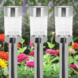 S/S Solar LED Stake Light