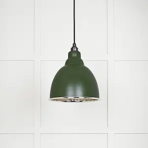 Hammered Nickel Brindley Pendant in Heath