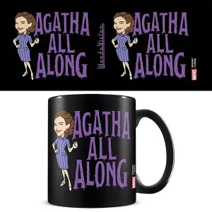 WandaVision All Along Agatha Mug Black/Purple (One Size)