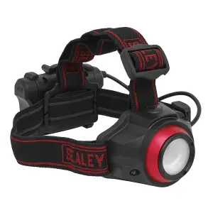 Sealey Rechargeable Head Torch 5W COB LED Auto Sensor Flash Light Lamp HT111R