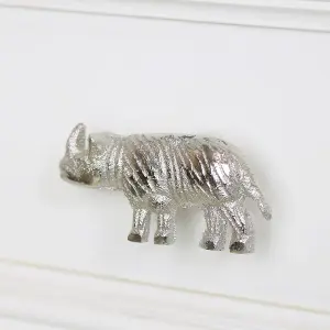 Melody Maison Silver Rhino Drawer Knob