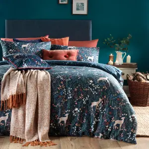 furn. Richmond Botanical Woodland Reversible Duvet Cover Set