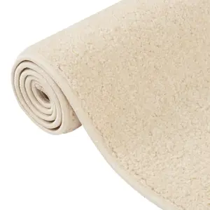 Rug Short Pile 160x230 cm Cream